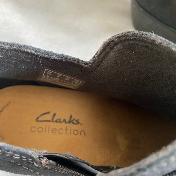 Clarks Charlten Bay leather suede distressed ankle boots- sz. 8 M - Picture 7 of 11